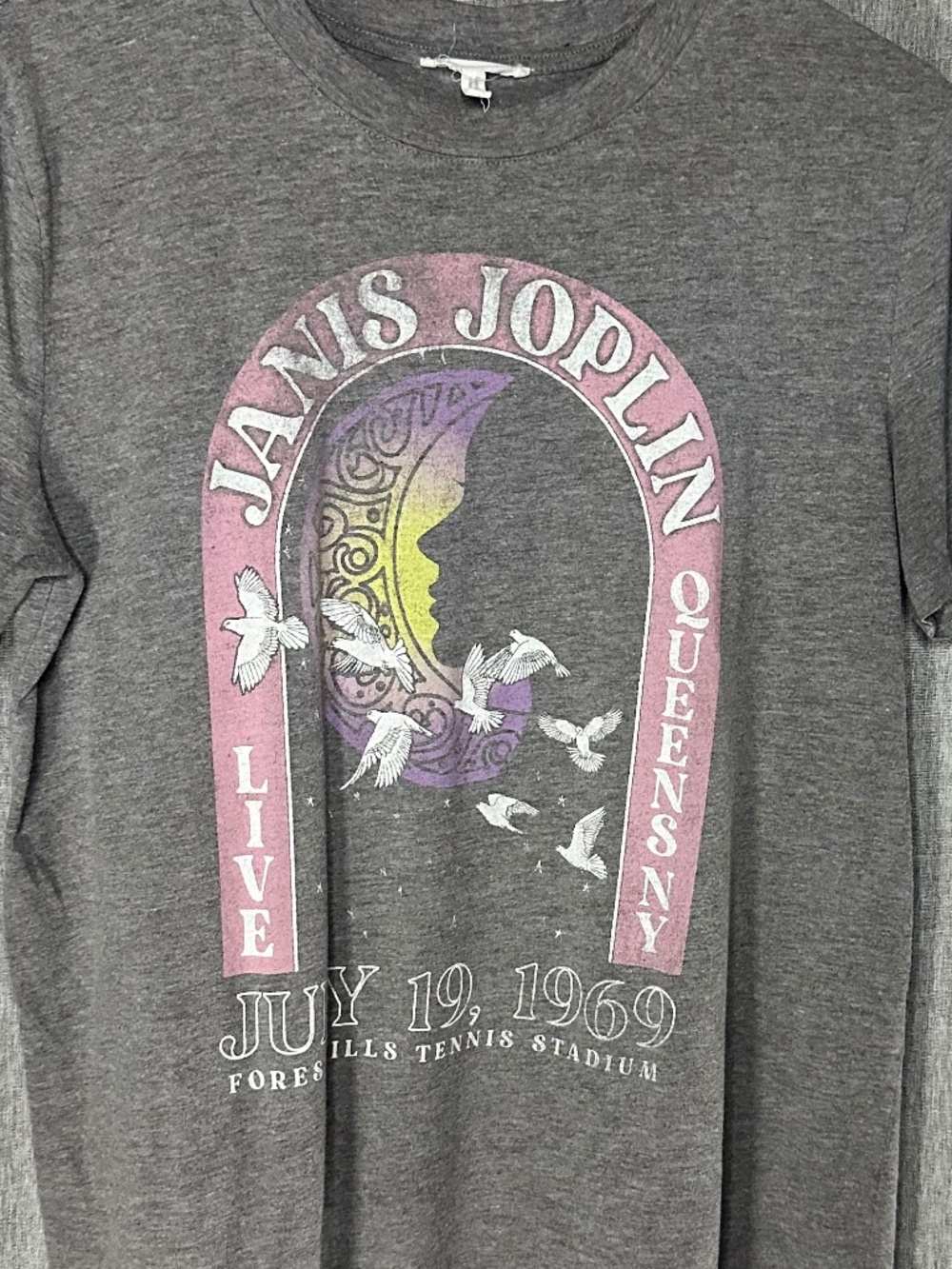Maurices Janis Joplin 1969 Queens NY Live Concert Graphic Tee - Small